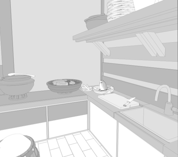 酒場(店外観/酒/料理/調理場/暖炉/トイレ/他)