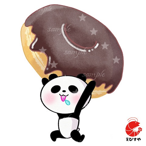 チョコドーナツパンダちゃん