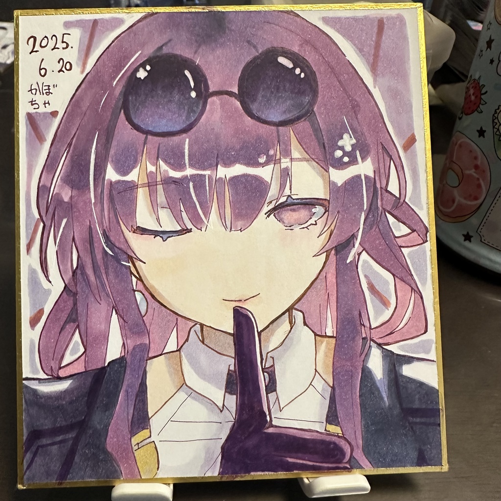 かぼちゃの気まぐれ色紙