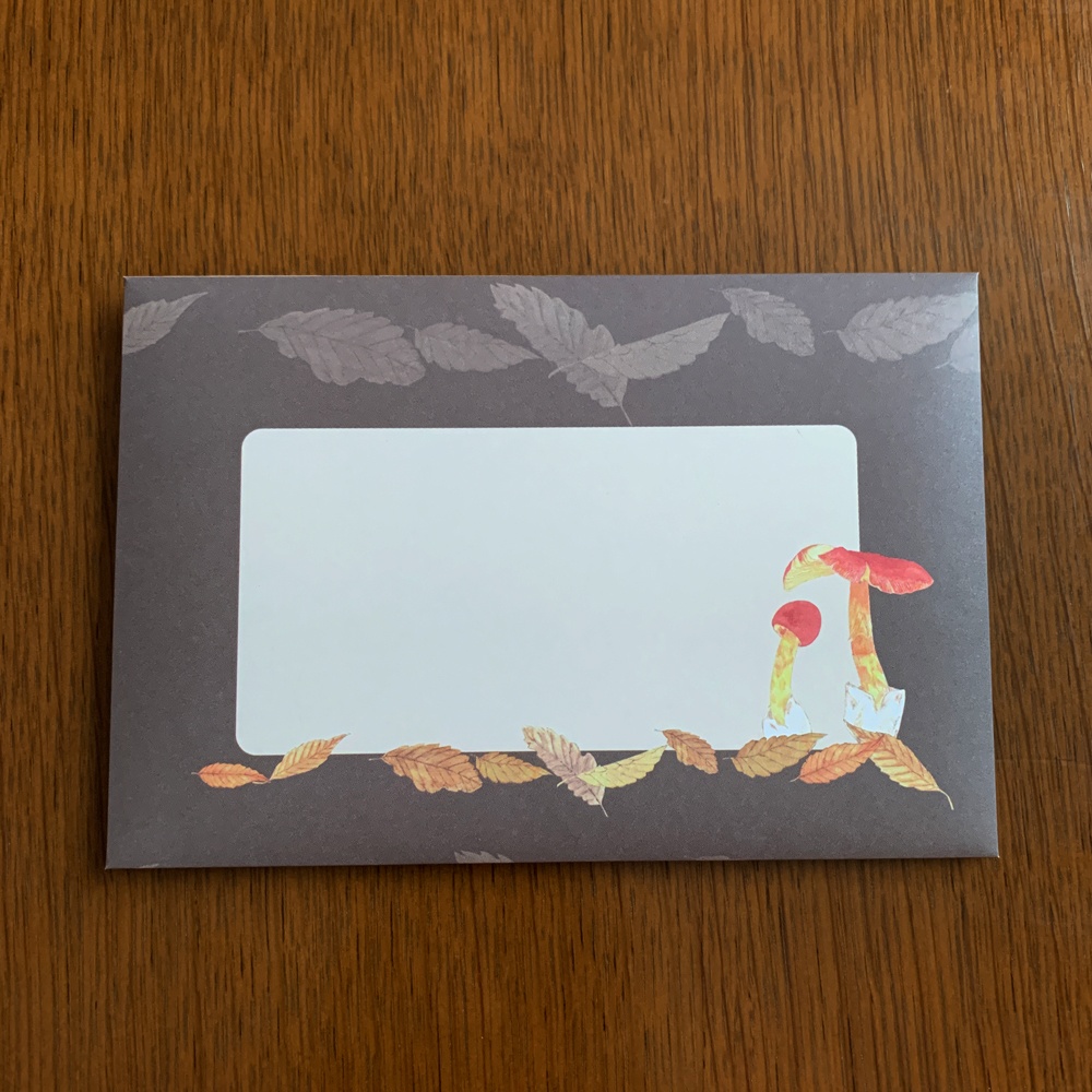 Letter Set リスときのこ