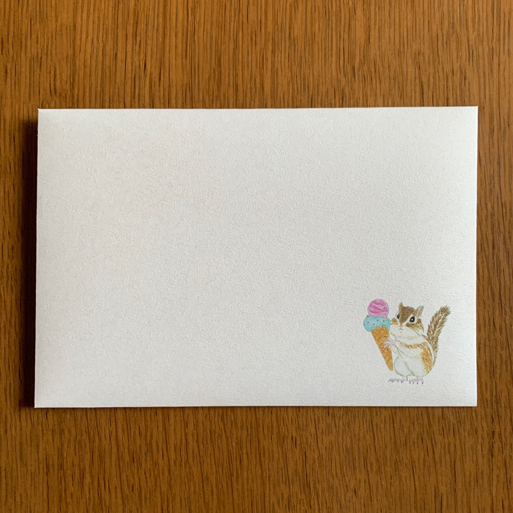 Letter Set シマリス・おやつをどうぞ