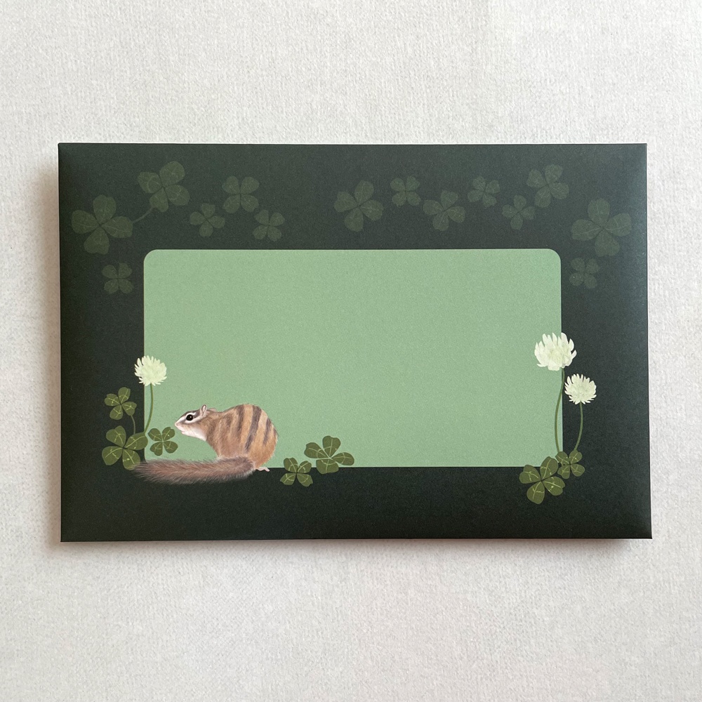 Letter Set シマリスとクローバー