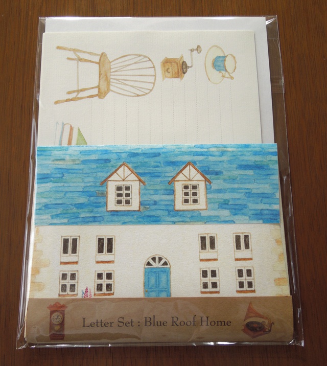 Letter Set Blue Roof Home