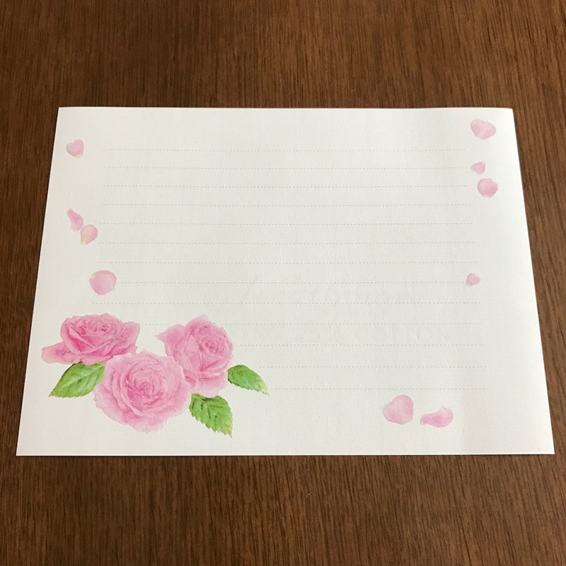 Letter Set Pink Rose