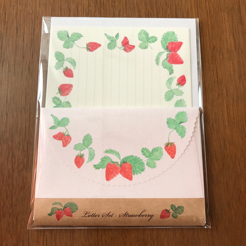 Letter Set Strawberry