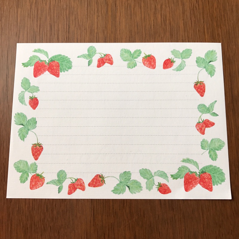 Letter Set Strawberry