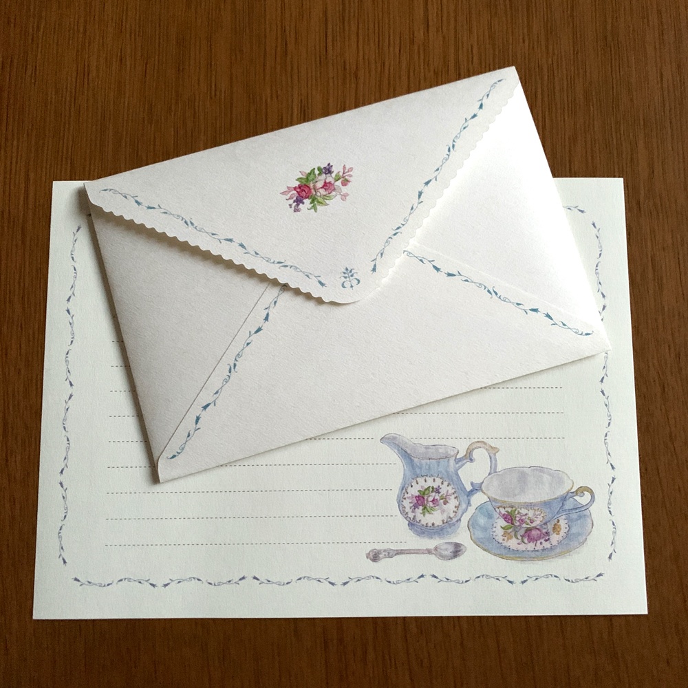Letter Set Tea time