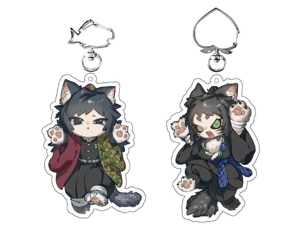 にゃんにゃんアクキー