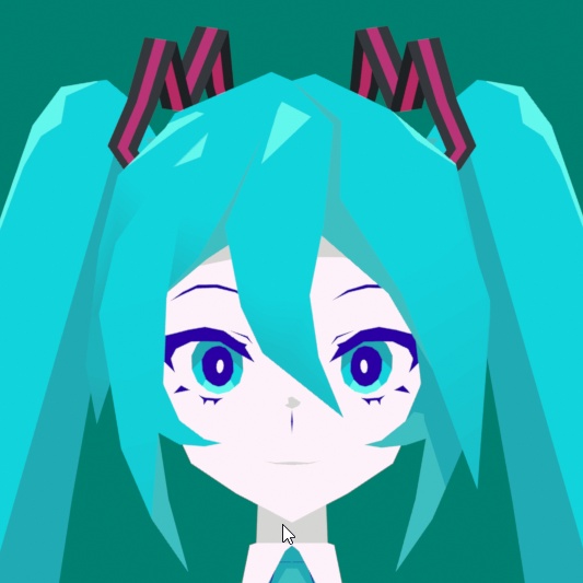【.blend + Rig】初音ミク 3Dモデル お布施版 / Hatsune Miku 3D Model (Full Rig)