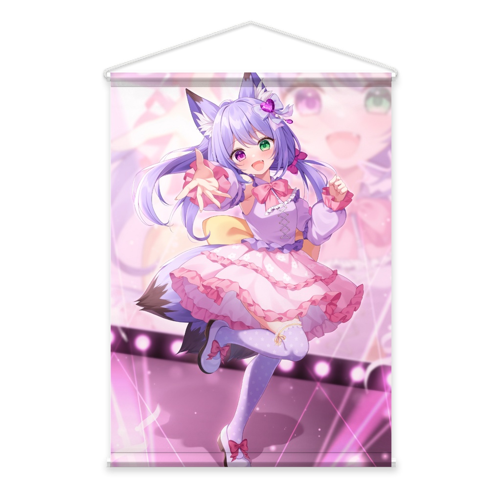 【タペストリー】らいとにゃ改変あまなつちゃんお誕生日グッズ2026
