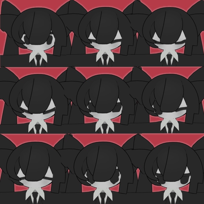 【ミニ夏水トウ】表情追加パッチ【BlendShape+表情ギミック】