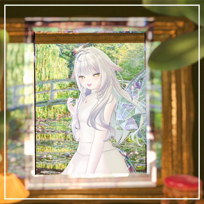 自動設定☑「なりきり絵画!額縁ギミック」ヘイロー・汎用マテリアル付き