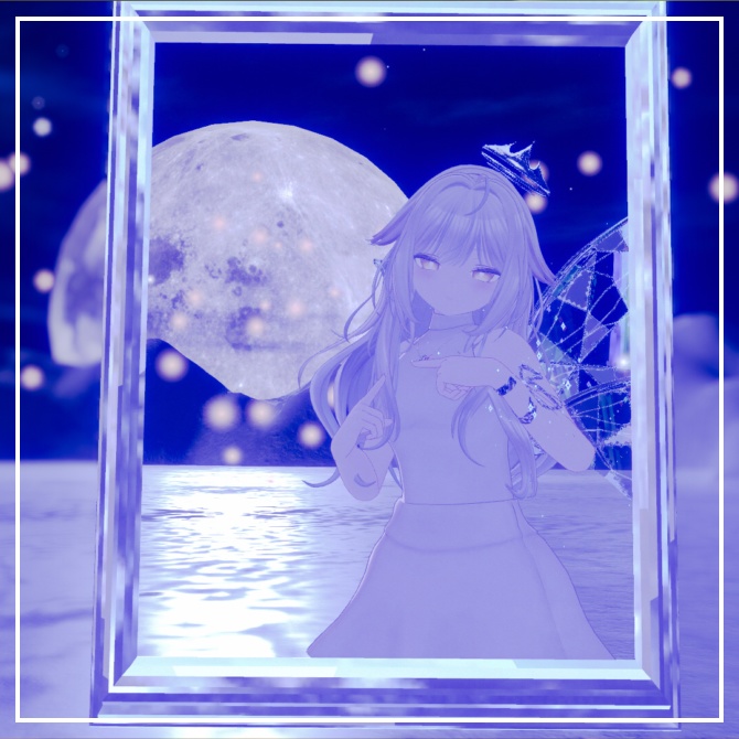 自動設定☑「なりきり絵画!額縁ギミック」ヘイロー・汎用マテリアル付き