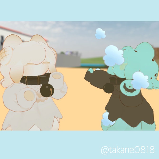 メェパのメロンパン食べ食べギミック