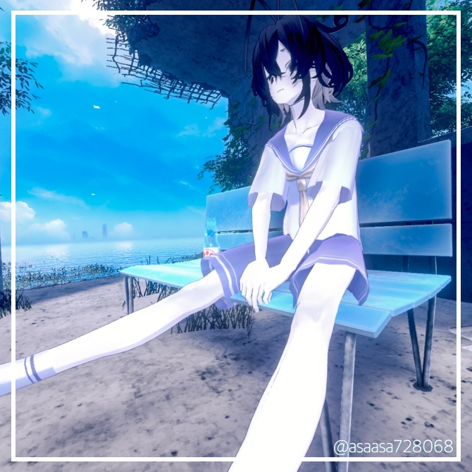 【Free/無料】シンプル少年セーラー服【+Head対応】