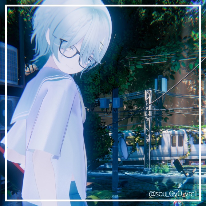 【Free/無料】シンプル少年セーラー服【+Head対応】