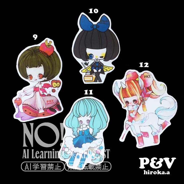 創作 シール(12種)