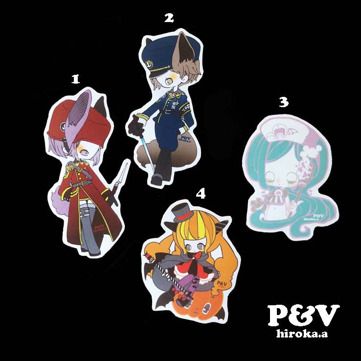 創作　シール(12種）