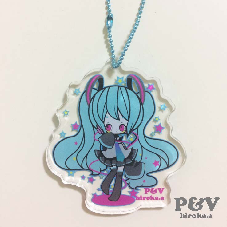 ボーカロイド　初音ミクアクリルキーホルダー