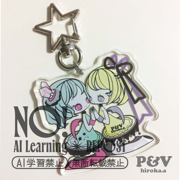 創作　アクリルキーホルダー①