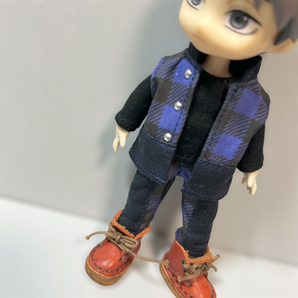 オビツ11 ベストと切り替えパンツ