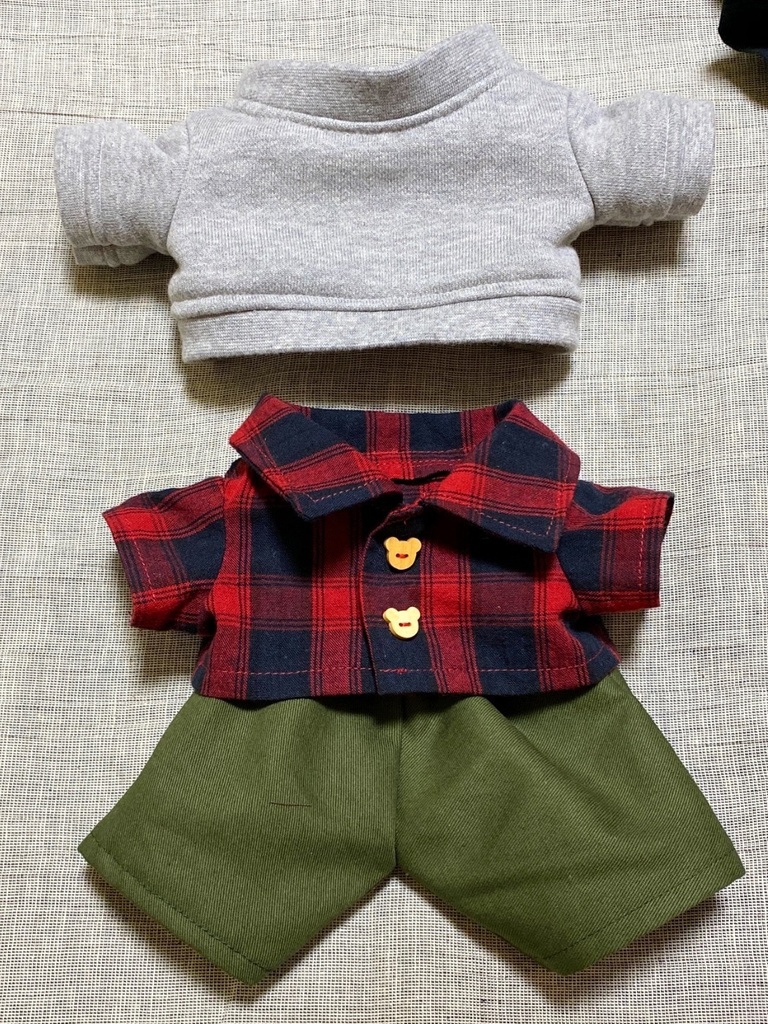 ぬいぐるみ服3点セット
