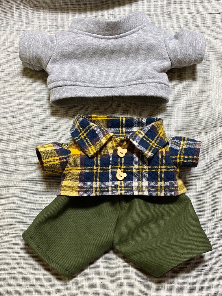 ぬいぐるみ服3点セット