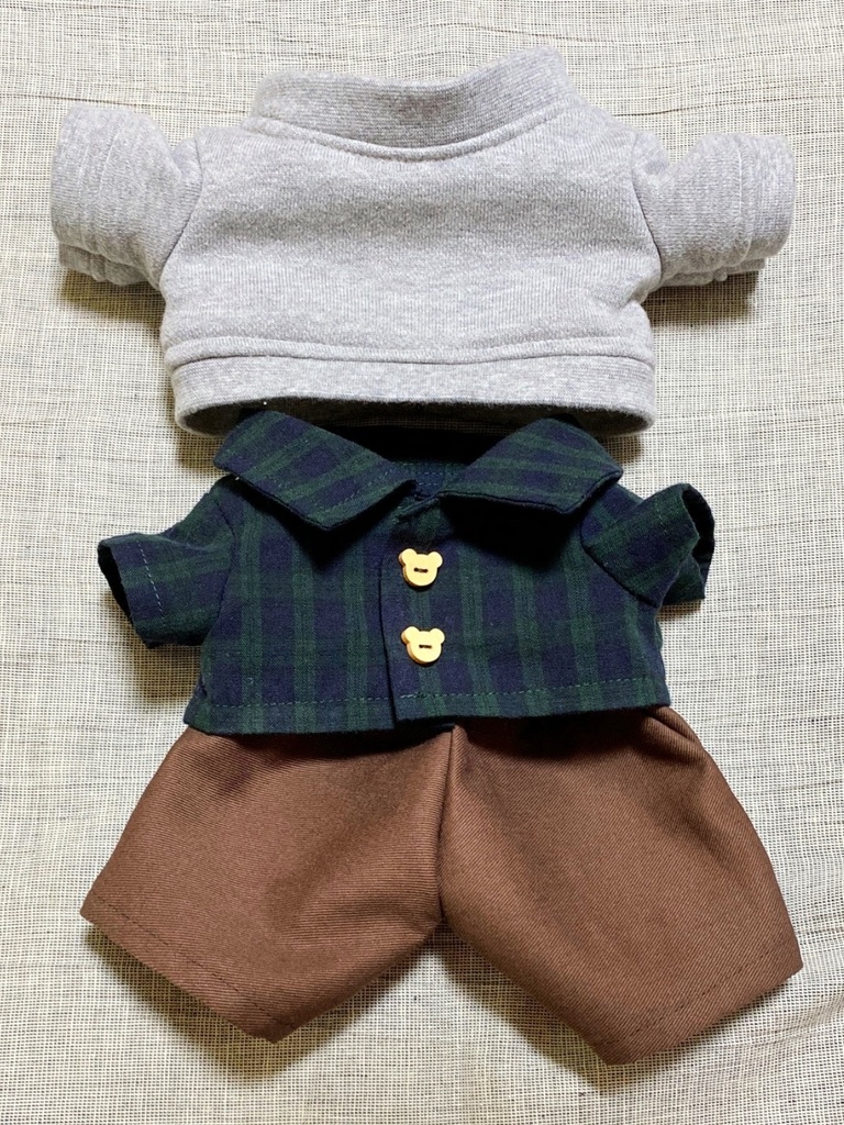 ぬいぐるみ服3点セット