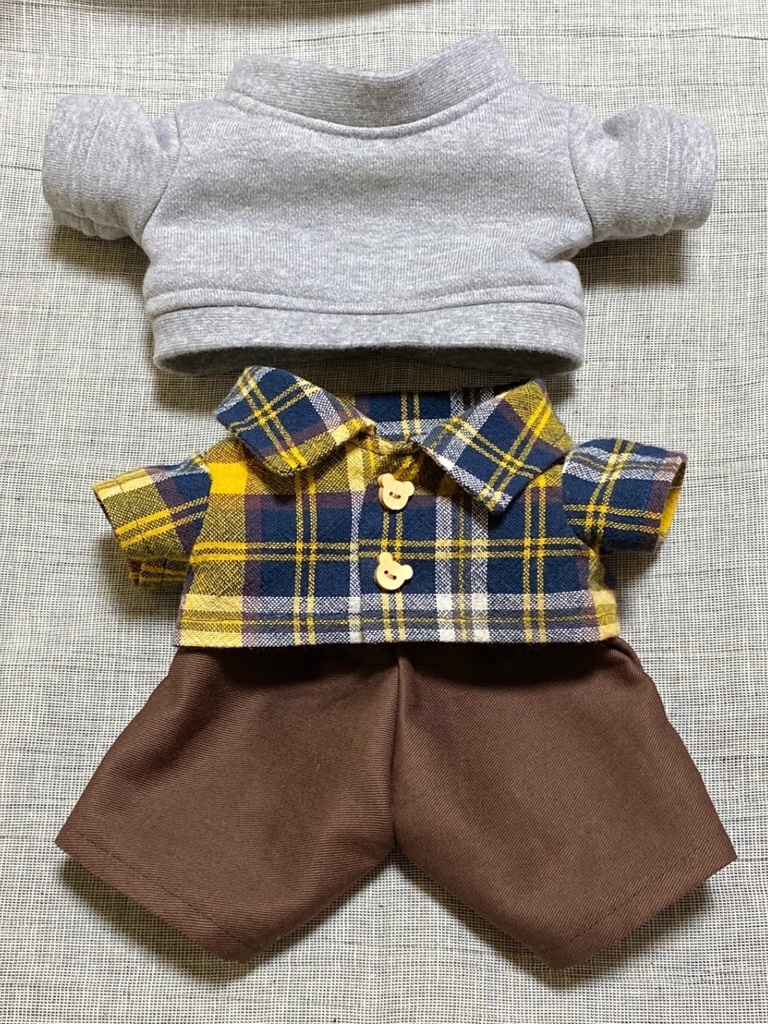 ぬいぐるみ服3点セット