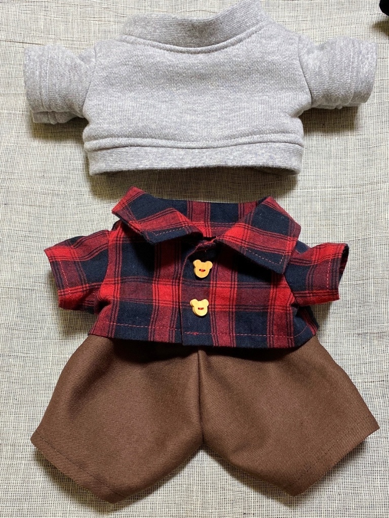 ぬいぐるみ服3点セット