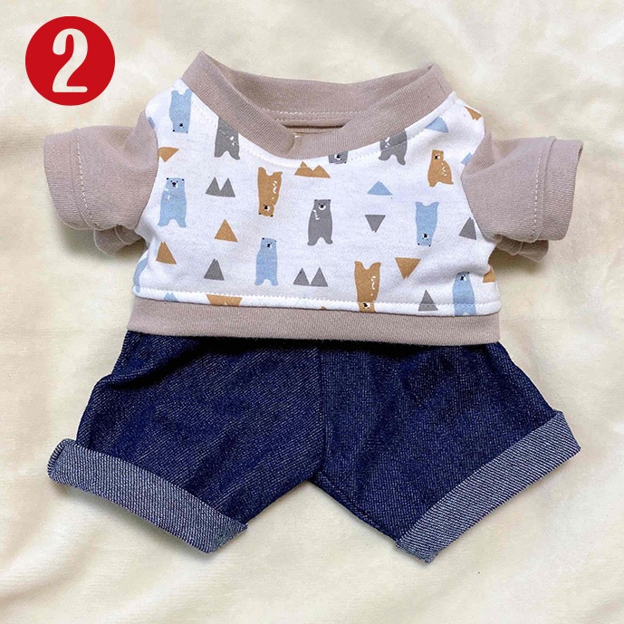 ぬいぐるみ服 2点セット