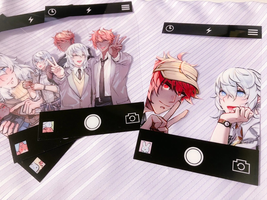 テミエリ カメラアプリ風クリアカード&シールセット