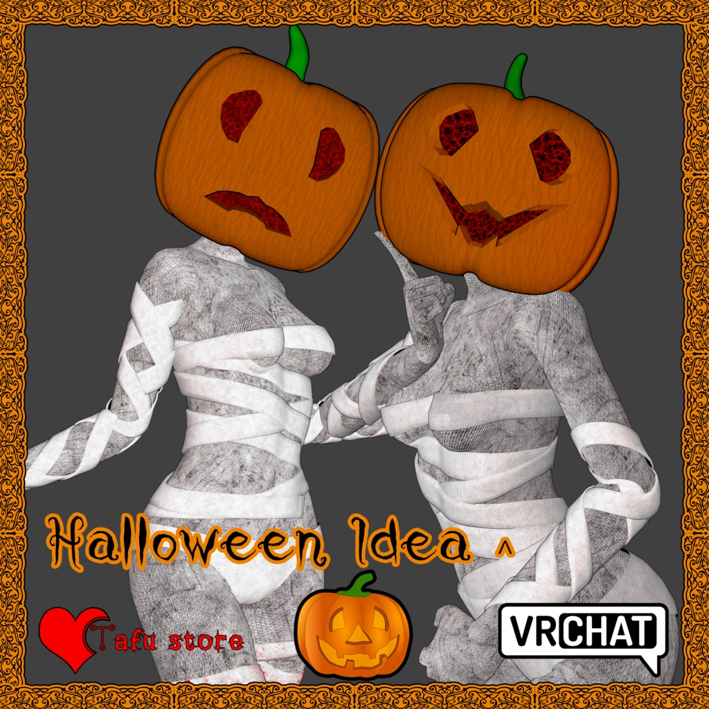 Medical Error:ハロウィーン包帯コス(VRChat・6アバター対応)