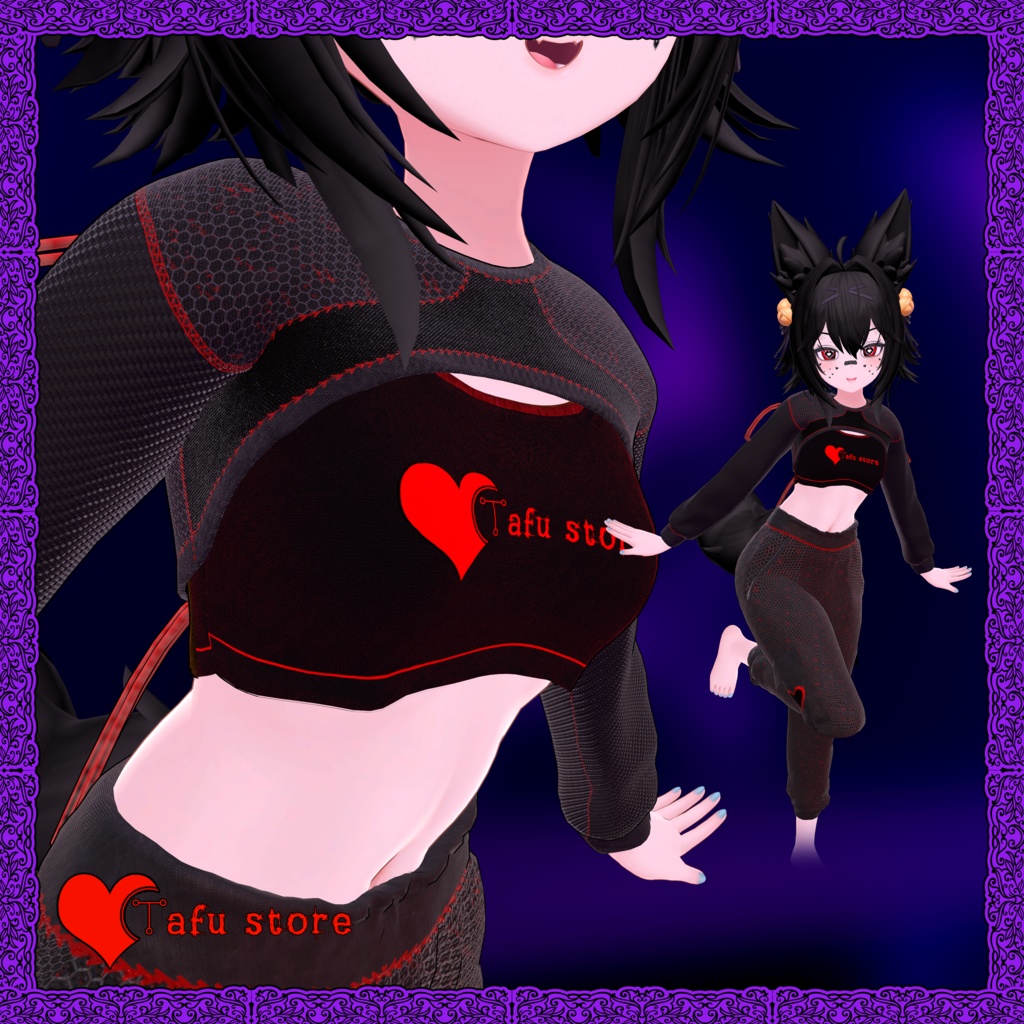 Neon Limit|VRChat衣装|ネオン&ホログラム 💜