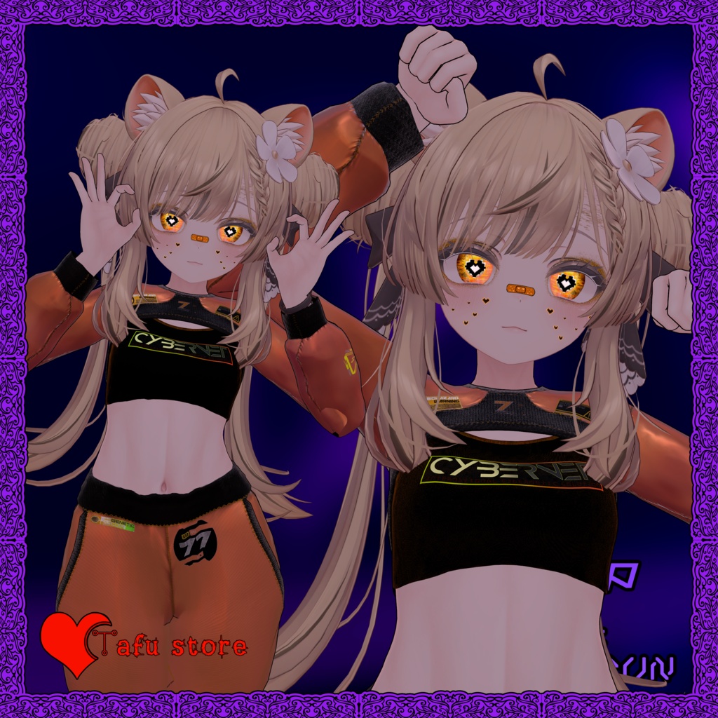 Neon Limit|VRChat衣装|ネオン&ホログラム 💜