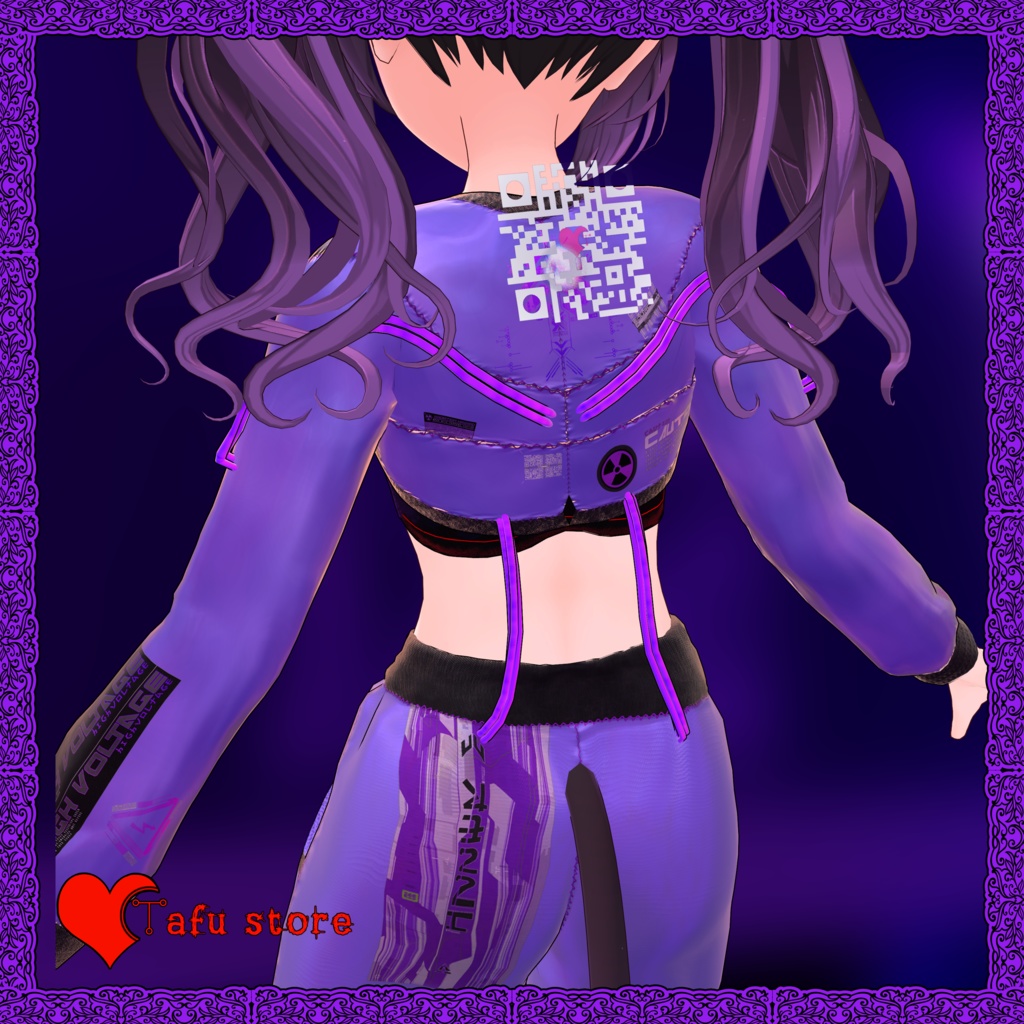 Neon Limit|VRChat衣装|ネオン&ホログラム 💜