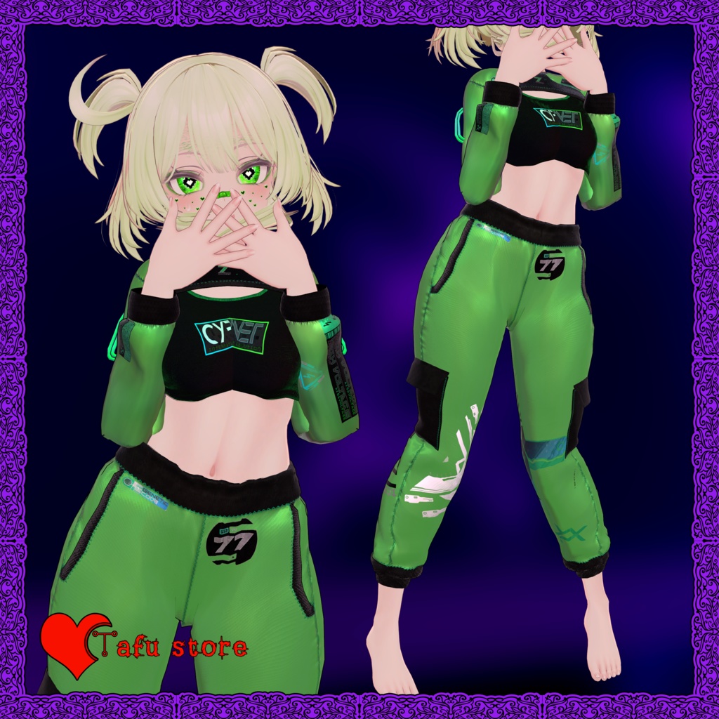 Neon Limit|VRChat衣装|ネオン&ホログラム 💜