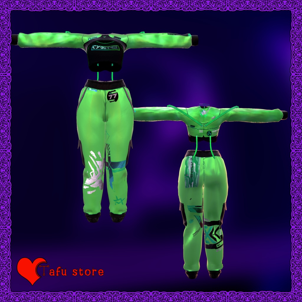 Neon Limit|VRChat衣装|ネオン&ホログラム 💜