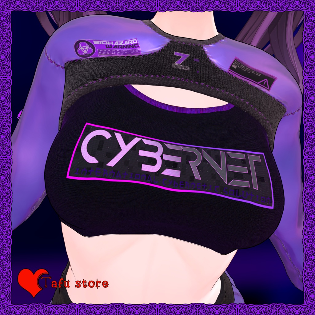 Neon Limit|VRChat衣装|ネオン&ホログラム 💜