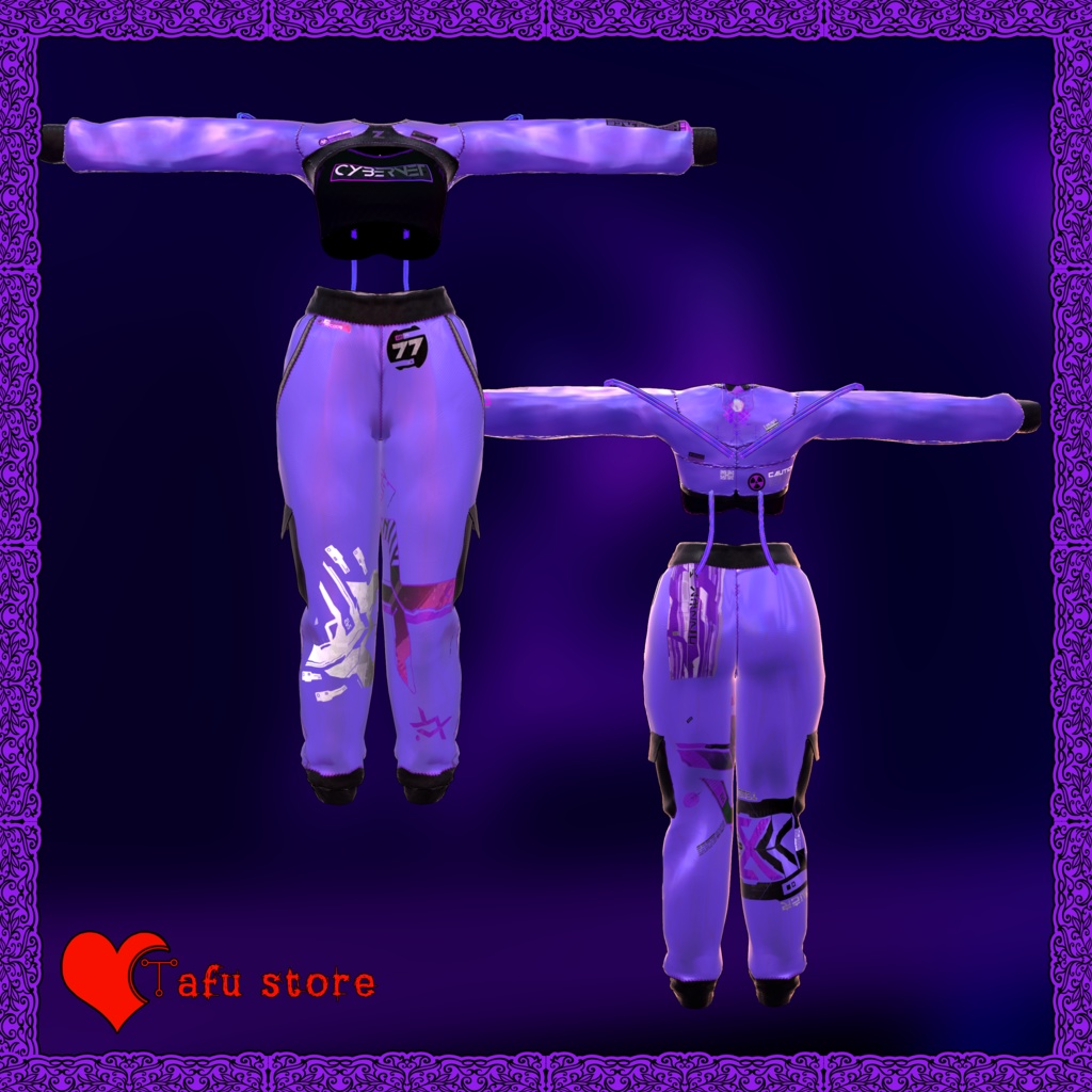 Neon Limit|VRChat衣装|ネオン&ホログラム 💜