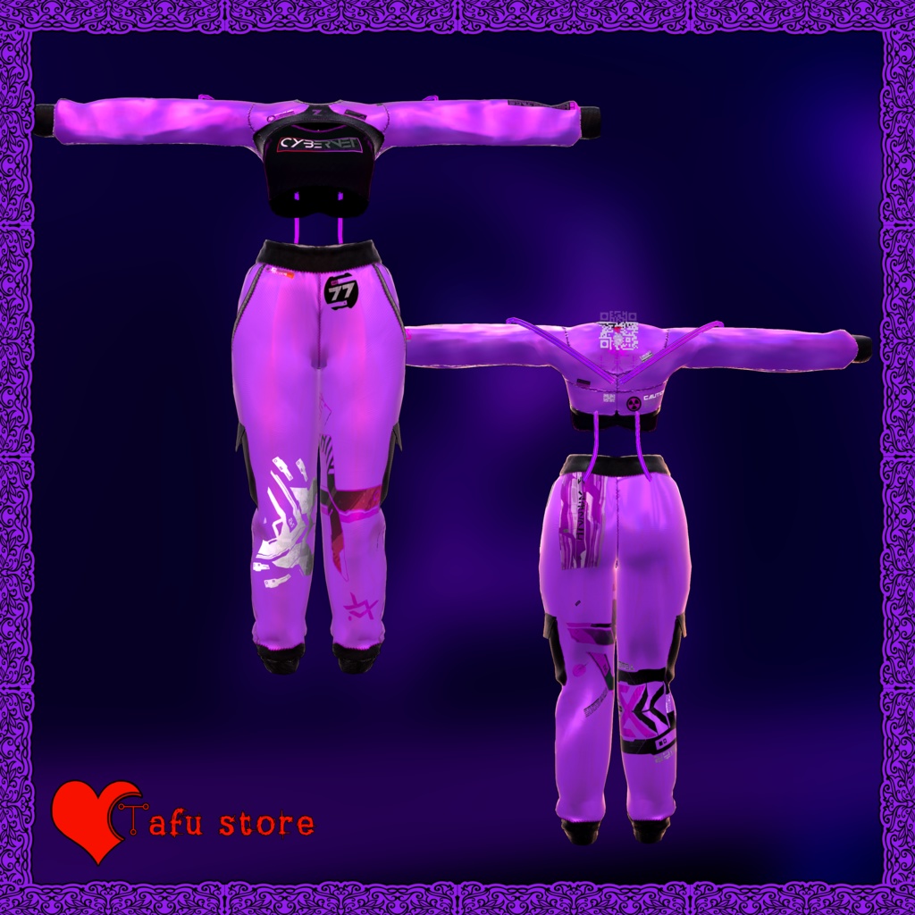 Neon Limit|VRChat衣装|ネオン&ホログラム 💜