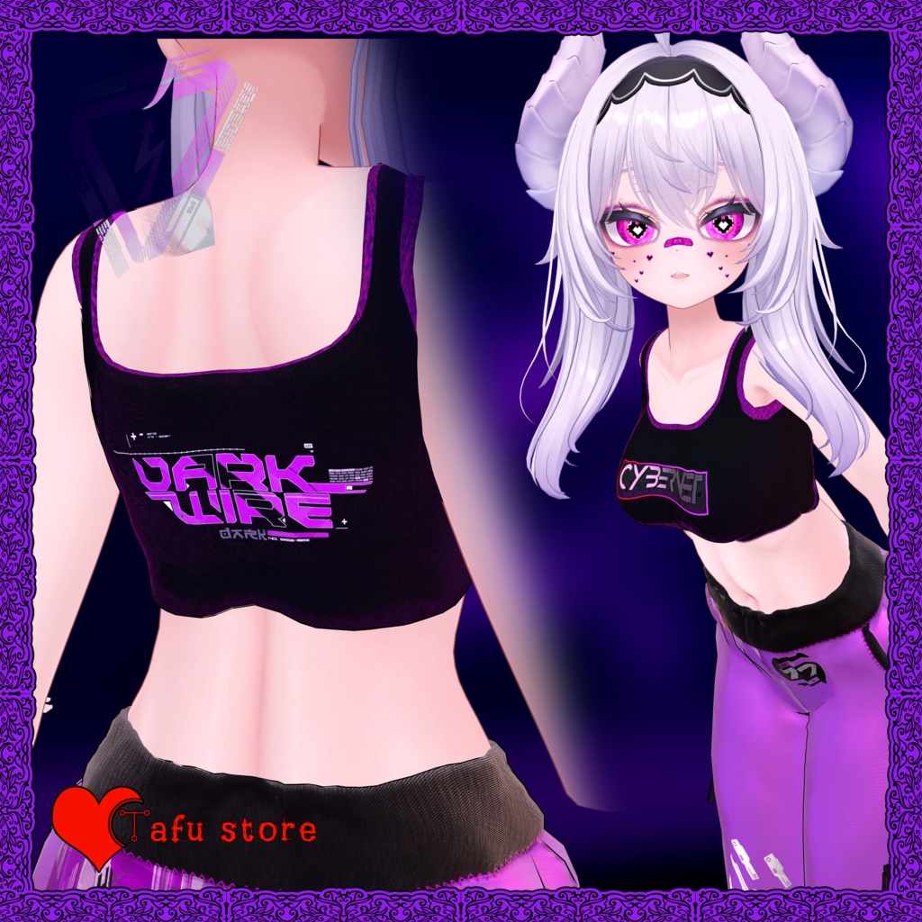 Neon Limit|VRChat衣装|ネオン&ホログラム 💜