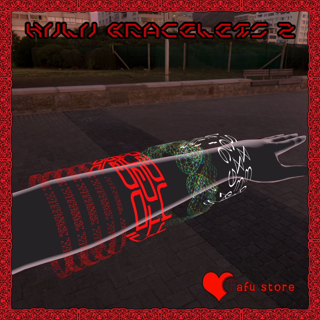 Neon Holo Bracelets 2 ❤️ アバター・ブレスレット 2 ❤️ VRChat ❤️