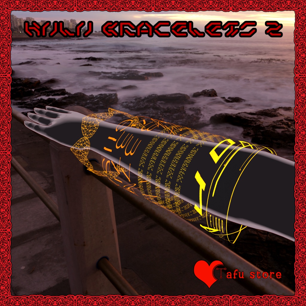 Neon Holo Bracelets 2 ❤️ アバター・ブレスレット 2 ❤️ VRChat ❤️