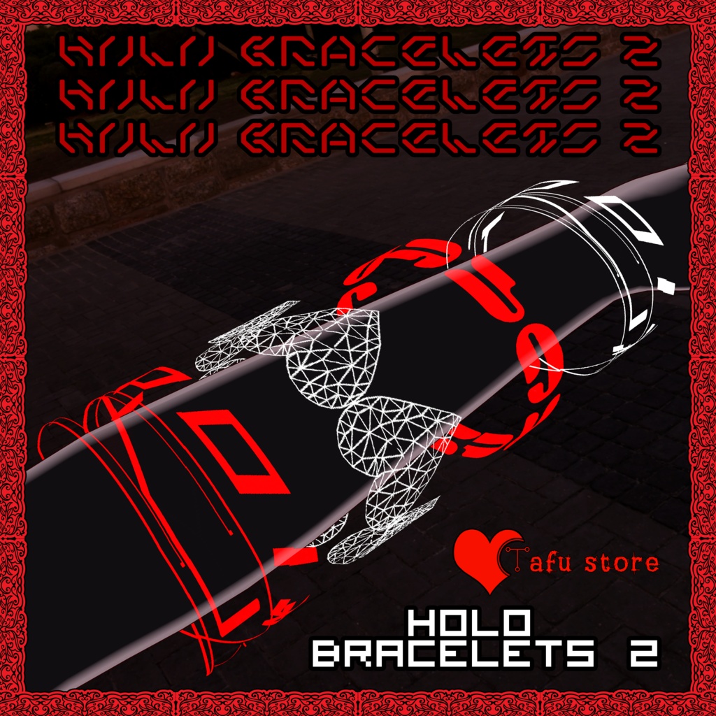 Neon Holo Bracelets 2 ❤️ アバター・ブレスレット 2 ❤️ TafuStore 衣類 ❤️ VRChat ❤️