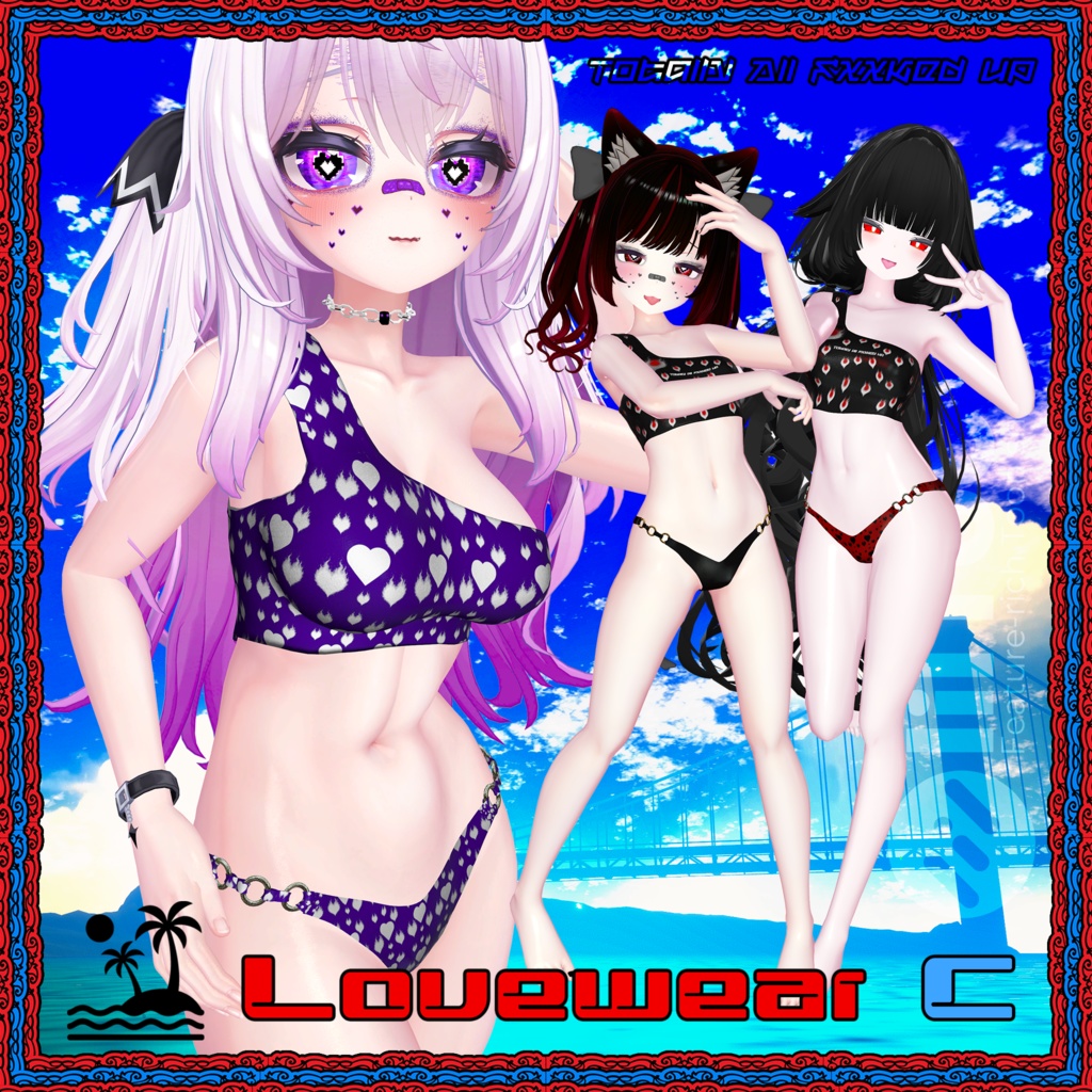 Lovewear C ~ ビキニ ~ [5 Avatars] [Airi] [Anon] [Rurune] [MaruBody] [Selestia] ❤️‍🔥 TafuStore 衣類 ❤️‍🔥