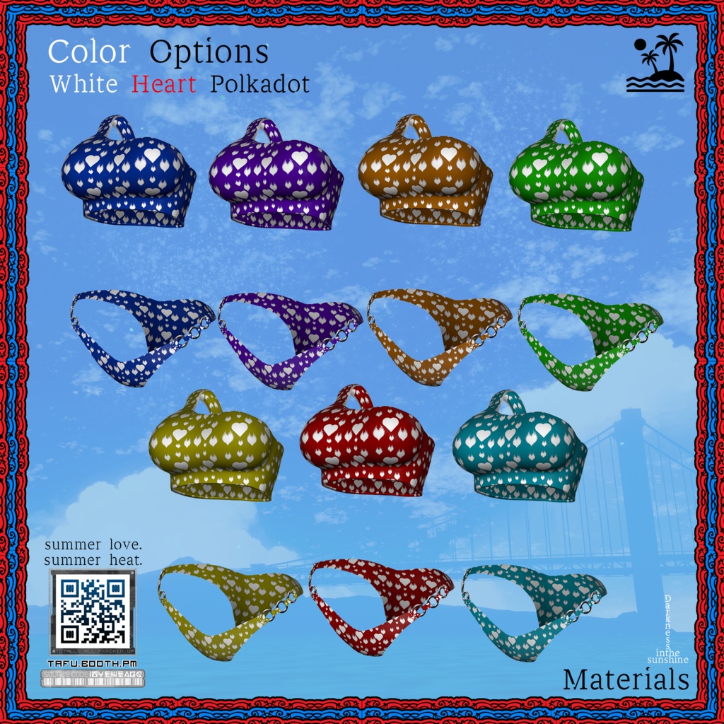 Lovewear C|VRChat ビキニ衣装 ❤️🔥10アバター対応