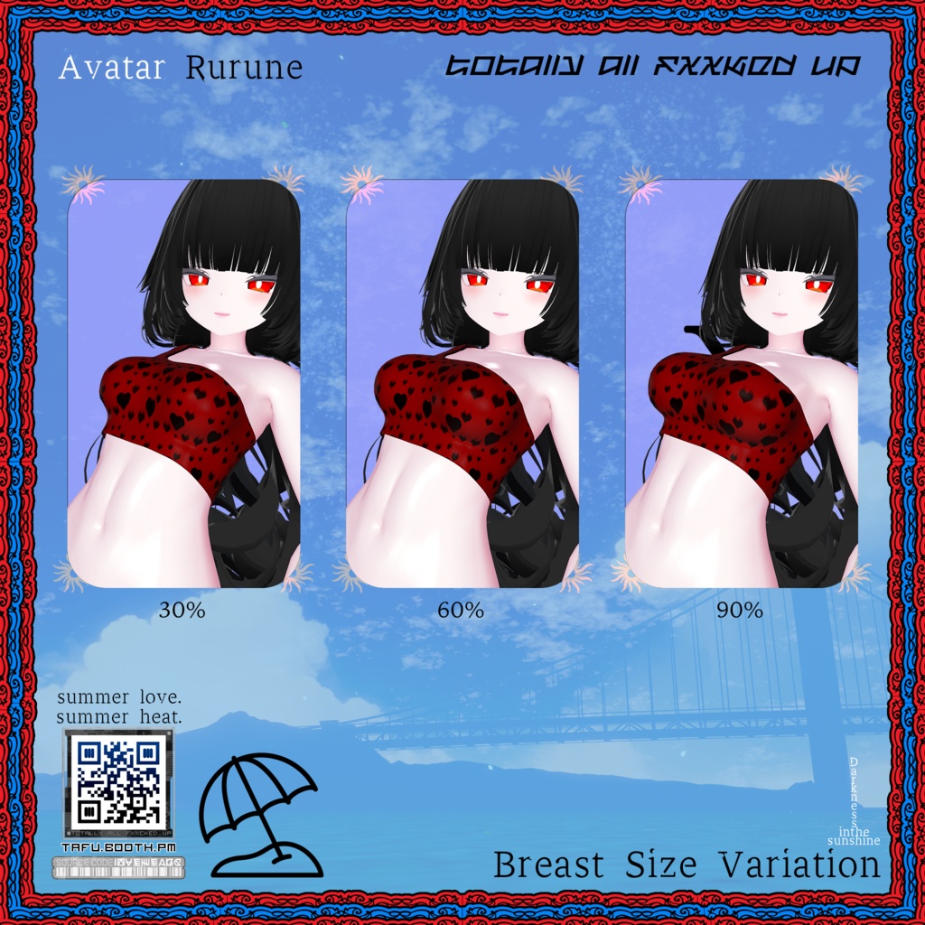 Lovewear C|VRChat ビキニ衣装 ❤️🔥10アバター対応