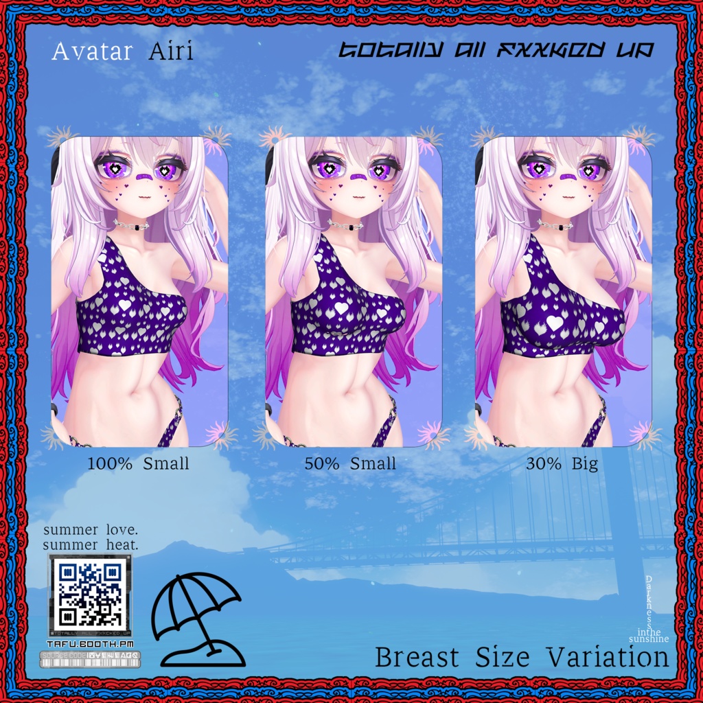 Lovewear C|VRChat ビキニ衣装 ❤️🔥10アバター対応