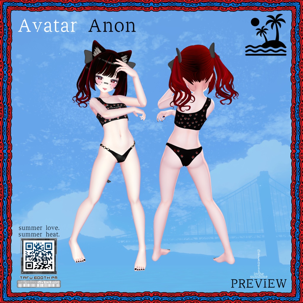 Lovewear C|VRChat ビキニ衣装 ❤️🔥10アバター対応